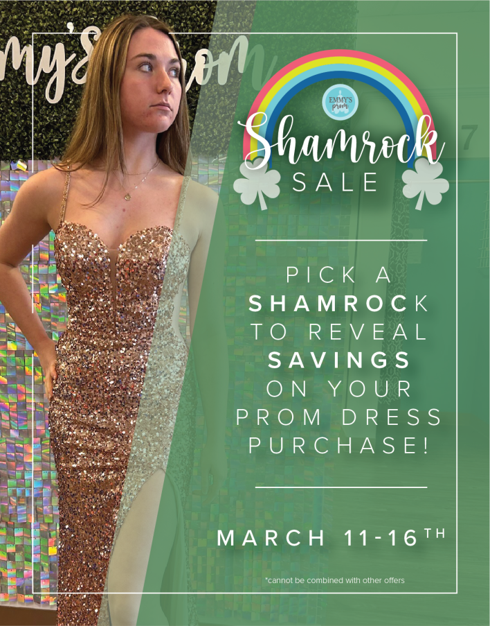 If you're still looking for the perfect Prom dress, it's your LUCKY DAY! Shop the Shamrock Sale March 11-16

Save 10-50%
