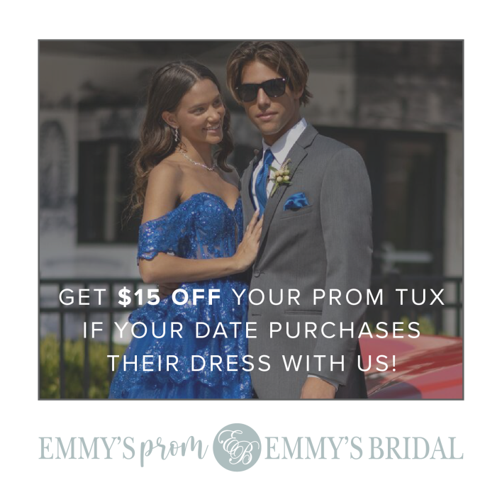 Jim's Formal wear prom tux at Emmy's Bridal near you in Minster OH, affordable fashionable prom tux rental look. gray,