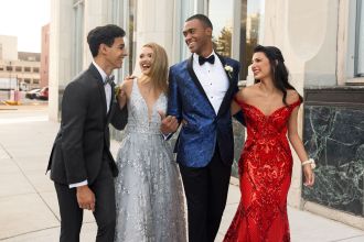 Jim's Formal wear hot prom looks available at Emmy's Bridal. Tux near you