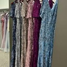 beautiful cold shoulder alex Evenings dress in 6 colors to buy off the rack near you
