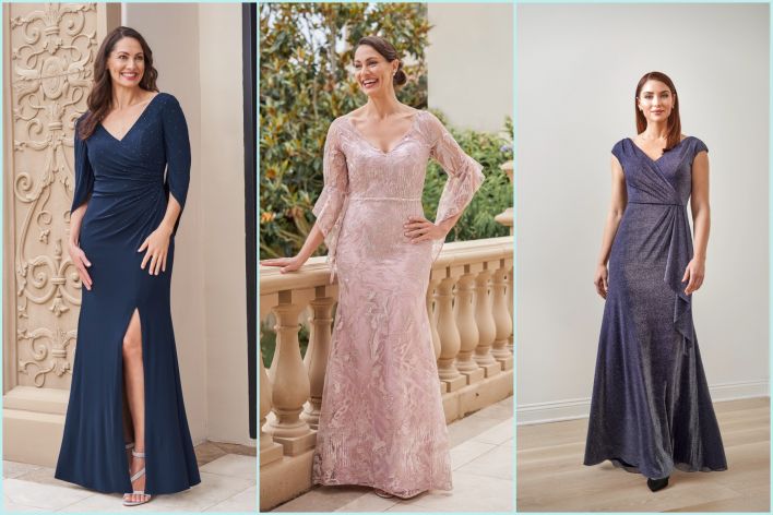 Jade Mothers Dress K248024, K248007, K238054 available at Emmy's Bridal. trendy mother's dresses available in-stock