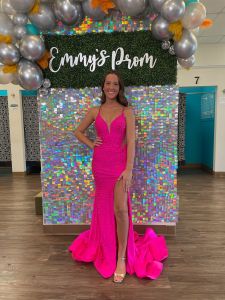 Johnathan Kayne 2818 sexy side cut out cold should black prom dress 2024