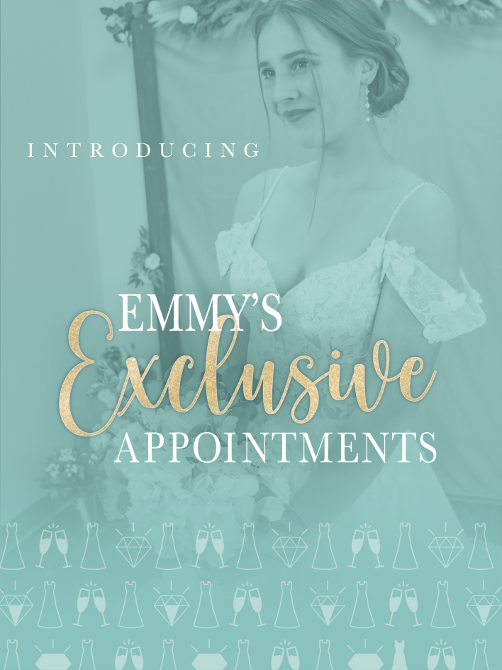 make an appoinment to find your wedding, mothers or prom dress  at Emmy's Bridal, Minster, OH