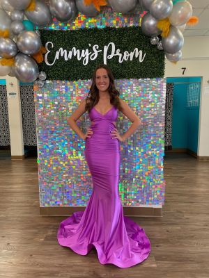 red Jessiac Angel jersey sexy body con trendy lace up back homecoming dress party 2025 made in USA