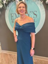MGNY Mother's dress in teal