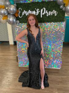 johnathan Kayne 2611 sexy stretch power jersey plunging neckline sparkle hot stones